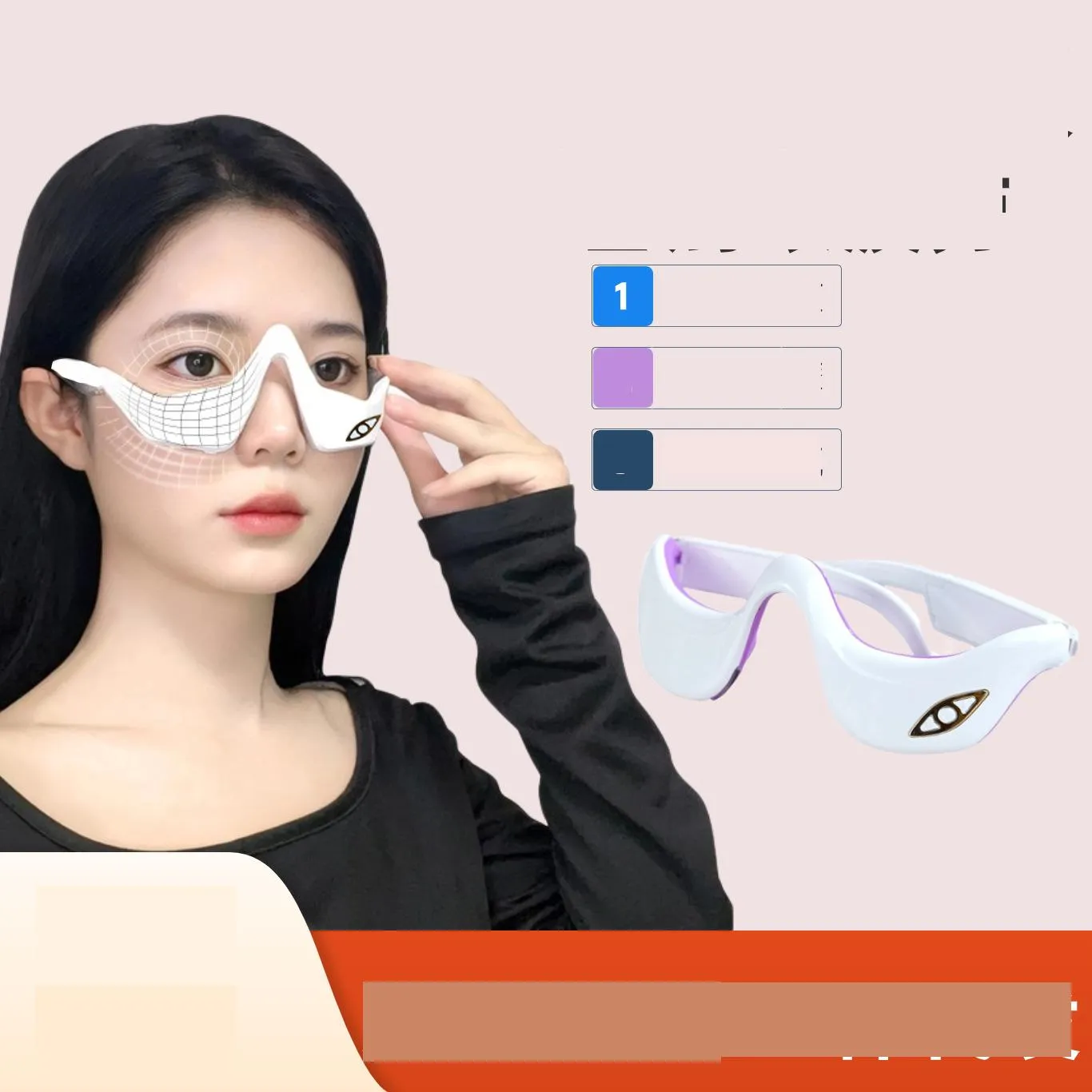 eye massager micro-current into hot compress fade dark circles eye bags eyelid fatigue relief beauty instrument