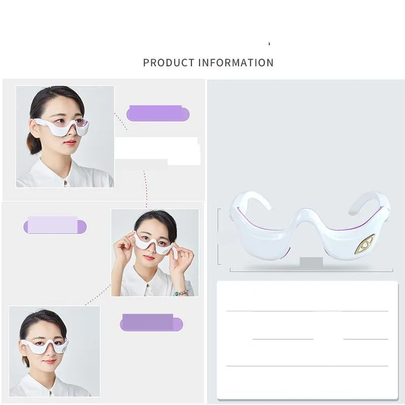 eye massager micro-current into hot compress fade dark circles eye bags eyelid fatigue relief beauty instrument