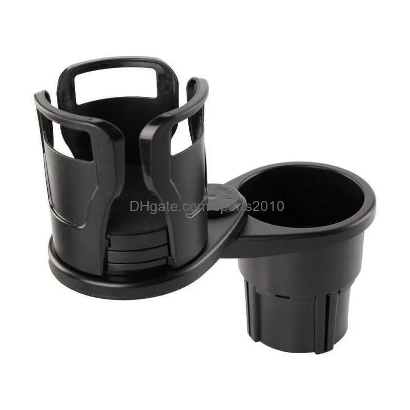 Other Interior Accessories New Mtifunction Water Cup Rotatable Convient Design Drink Coffee Mobile Phone Holder Car Accessories Drop D Dh5Zb