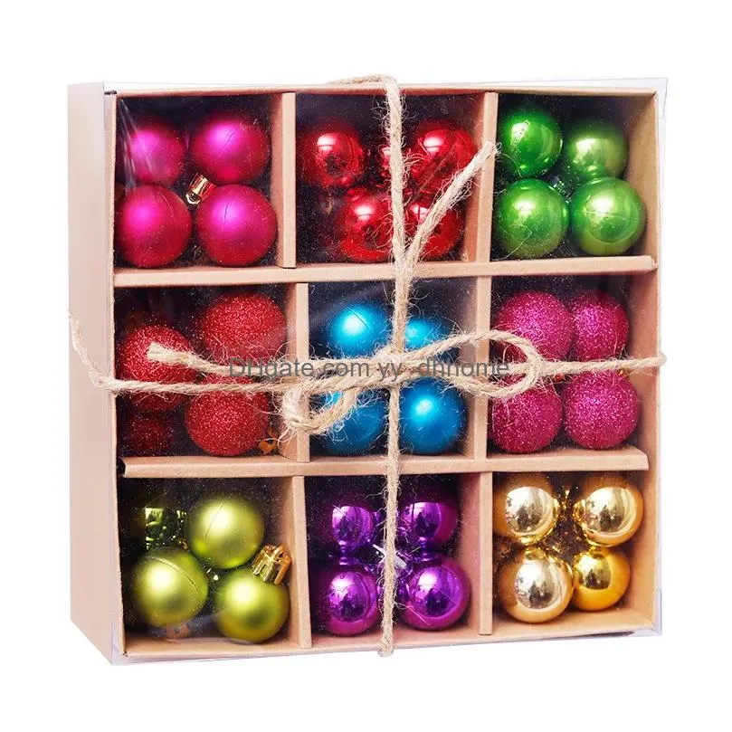 3cm 99pcs 2021 christmas decorations for home christmas balls suit christmas tree ornaments adornos de navidad kerst decoratie 201017