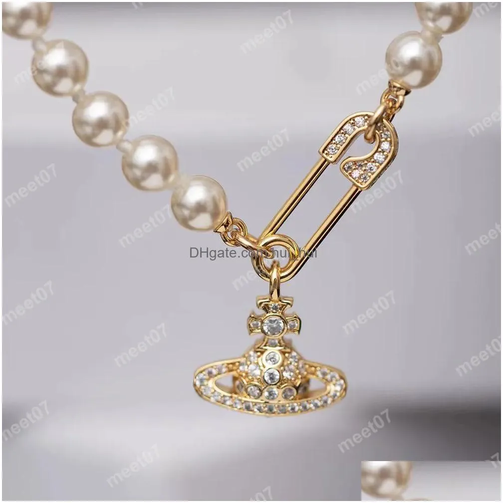 necklaces planet pearl pendant necklace lady choker designer diamond pendant necklace super quality