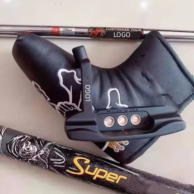 Putters Golf Putters SELECT NEWPORT 2 Golden skull Putters Golf Clubs 3235 inches