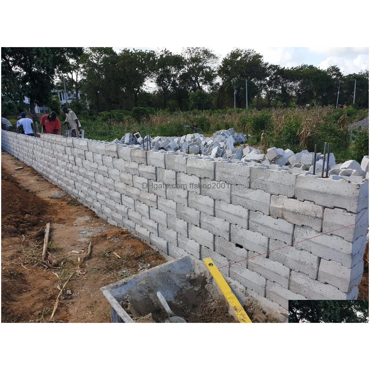 hollow interlocking brick mold for building house 400200200mm9317558