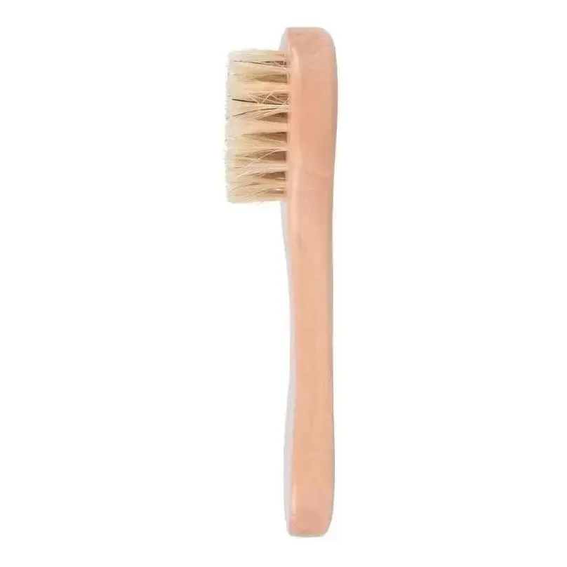 face cleansing brush for facial exfoliation natural bristles exfoliating face brushes for dry brushing with wooden handle