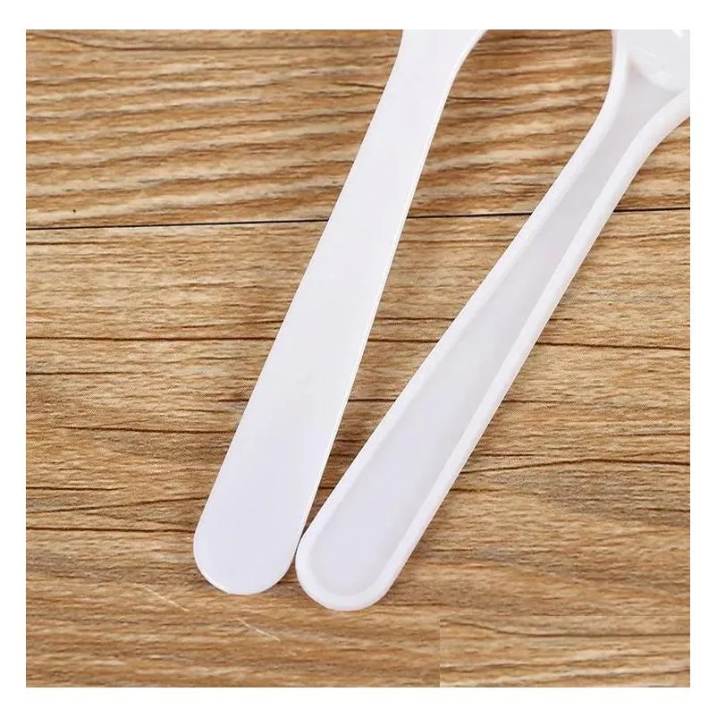 Spoons 1G/2Ml Plastic Measuring Spoon For Coffee Milk Protein Powder Kitchen Drop Delivery Home Garden Kitchen, Dining Bar Flatware Dhhtb