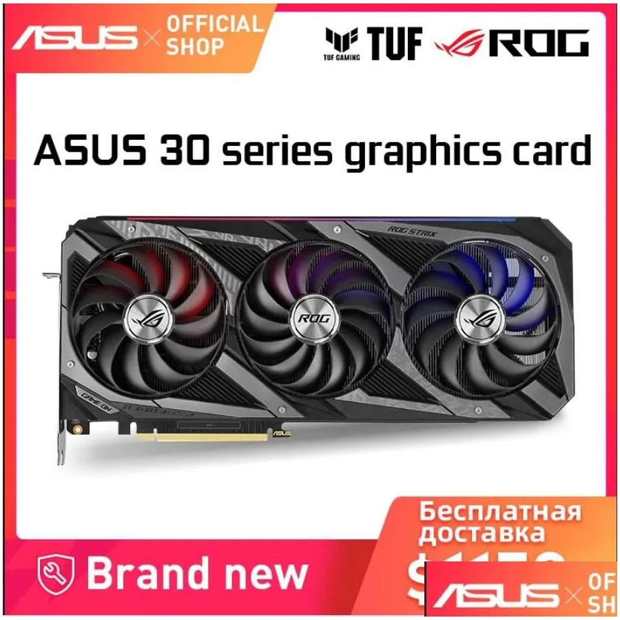 original asus card rtx 3090ti 3090 3080ti 3080 3070ti 3070 3060ti 3060 24g 12g 10g nvidia graphics card rtx3080 gaming video cards