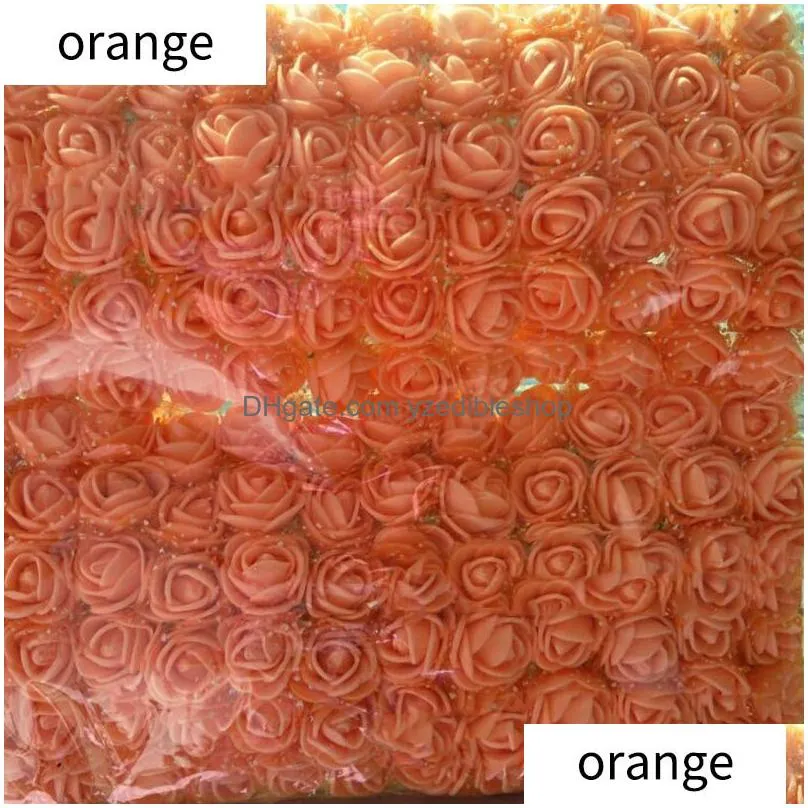 144pcs 2cm pe foam rose artificial flowers wedding party accessories diy craft home decor handmade flower home wedding decor17902930