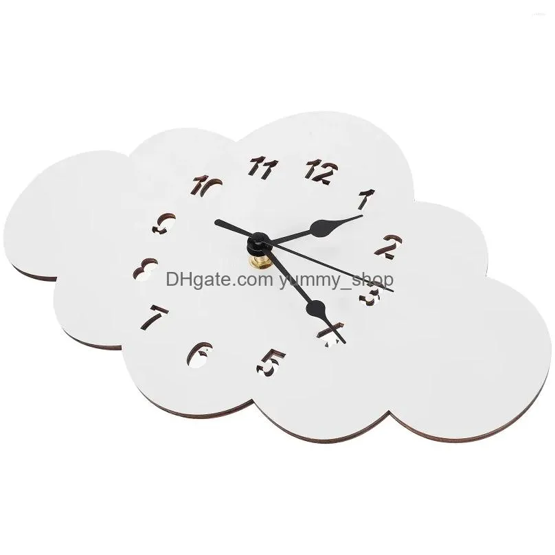 wall clocks nordic style clock cloud shaped cartoon mute room decoration