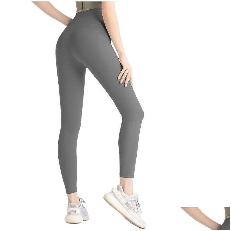 ll 2023 yoga lu align leggings women shorts cropped pants outfits lady sports yoga ladies pants exercise fitness wear girls running leggings gym slim fit align