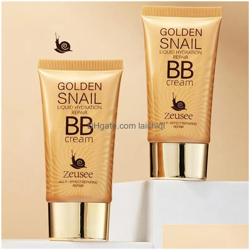gold snail sunscreen bb cream brightening moisturizing concealer nude foundation long lasting cream