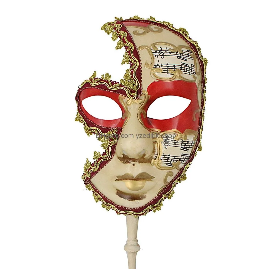 cmiracle handheld venetian masquerade mask halloween carnival party carnival mask2717743