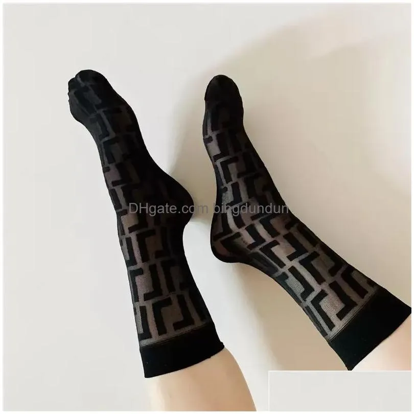 Other Home Textile Textile Home Womens Clothing Y Panties Designer Stockings Dresses For Woman Fashion Letters Tights Net Stocking Lad Dheni