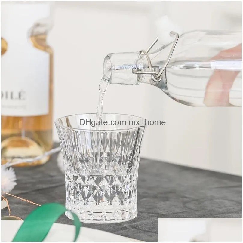 embossed crystal glass cup wine champagne goblet drinking water nordic luxury copas de vino kitchen dining bar eb5bl glasses1509596