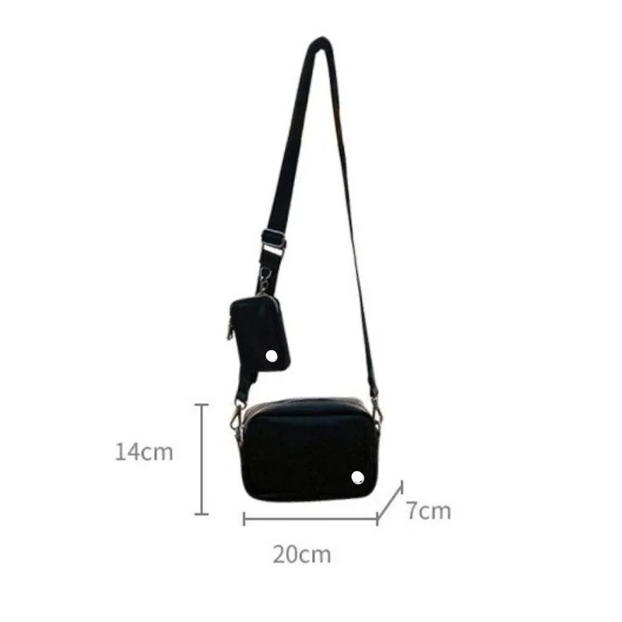 ll outdoor bags pu two piece detachable wasitbag sports shoulder crossbody multi-function bag mobile phone wallet 2 colors ll4138