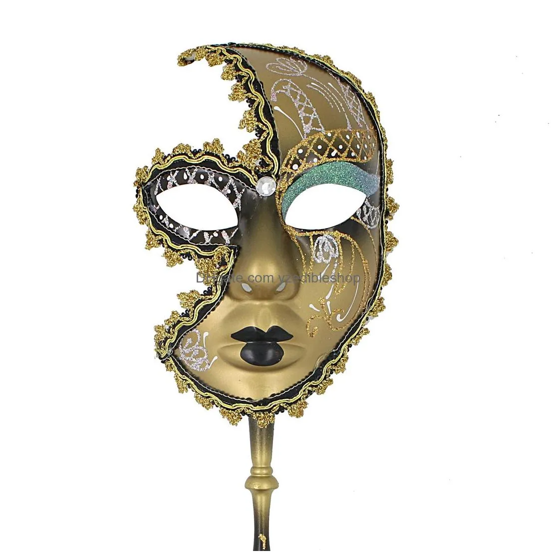 cmiracle handheld venetian masquerade mask halloween carnival party carnival mask2717743