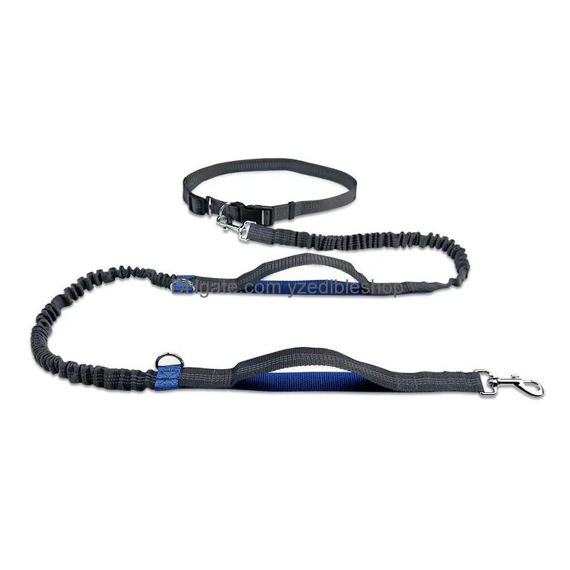leashes reflect light flex dog leashes running waist belt multifunction walk the dog leashes chain pet dog supplies will and sandy