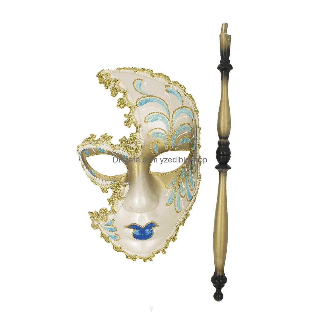 cmiracle handheld venetian masquerade mask halloween carnival party carnival mask2717743