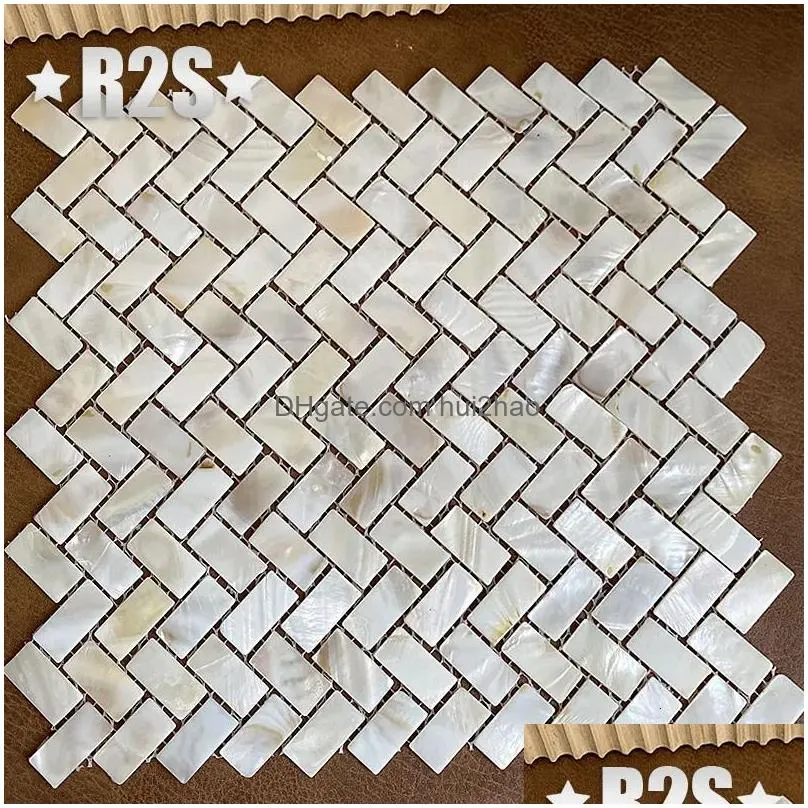 shell mosaic tile natural white mother of pearl wall backsplash bathroom tiles mop191 sheet 231222