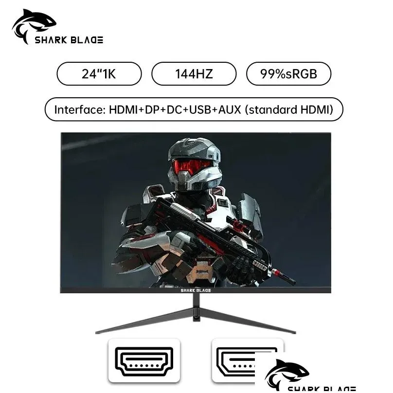 inch ips 144hz 1ms fhd 1920 1080 slim ps4 lcd computer game monitor athlete chicken screen