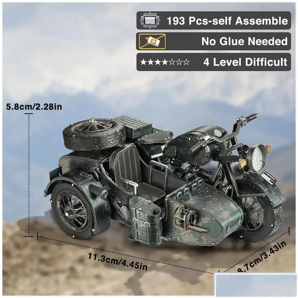 3d puzzles piececool metal 750 motorcycle assembly model kits diy toy christmas birthday gifts jigsaw home decoration 231219 drop deli