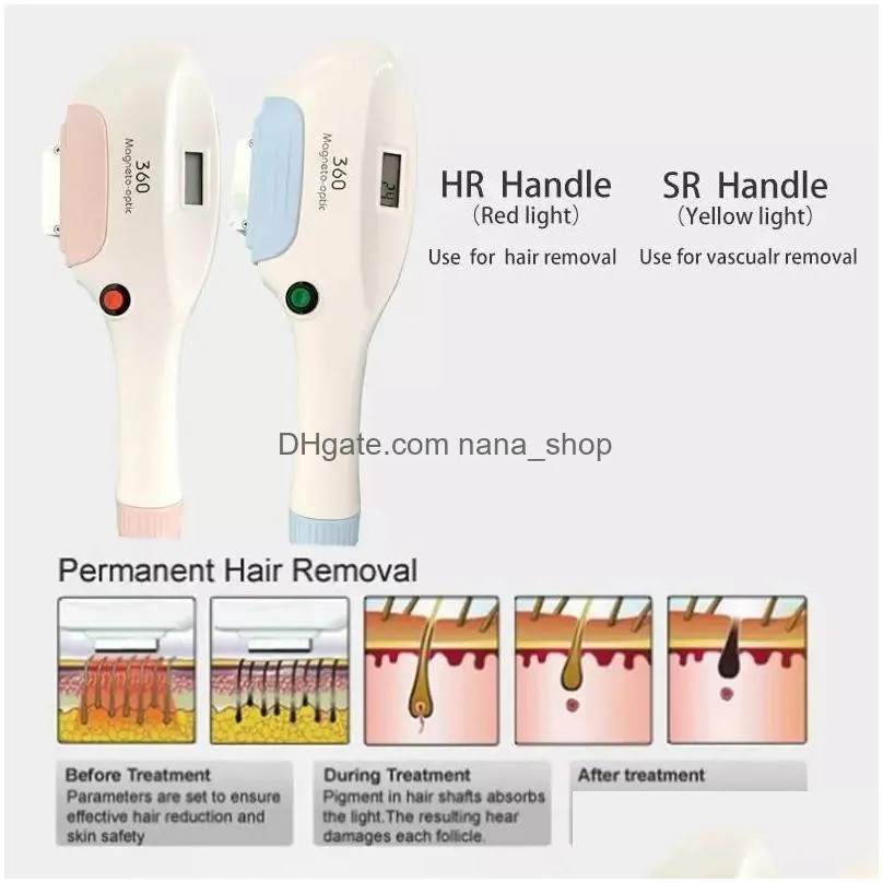 Other Health & Beauty Items 4 In 1 Mtifunction Laser Rf Q Switched Nd Yag Hines Elight Opt Ipl Hair Removal Diode Remove Hine Drop Del Dhm5B