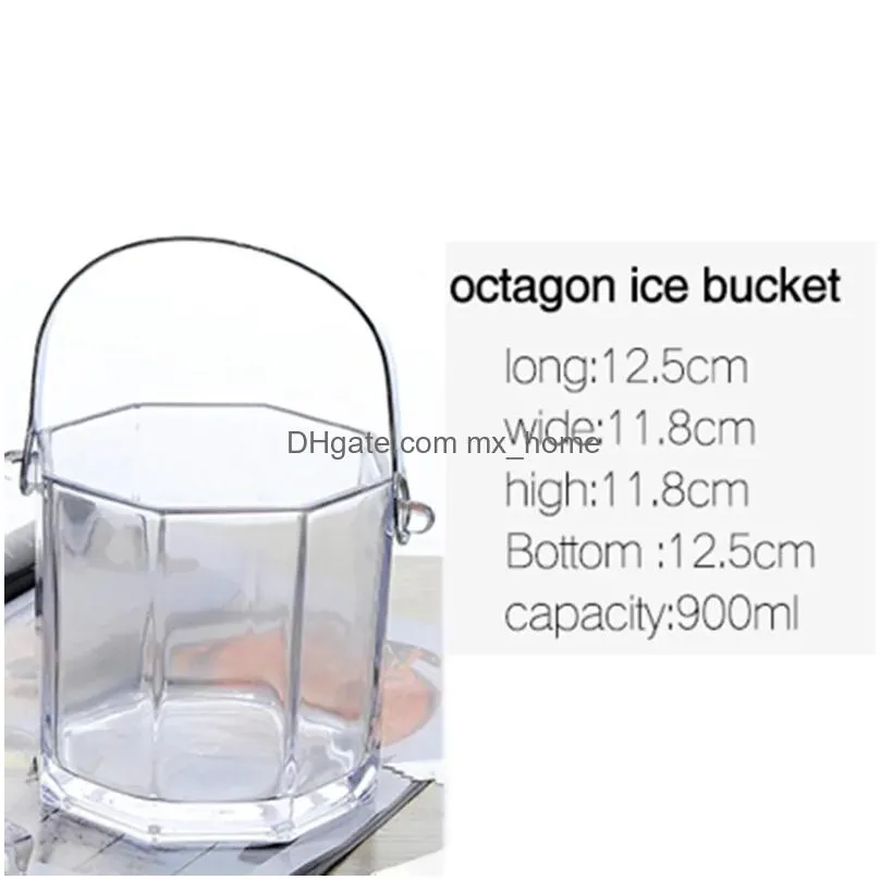 coolers 1pcs ice bucket ice clip bar bartender bar spoon storage barrel pourer points barrel keg shaker gadget cylinder tool kitchen