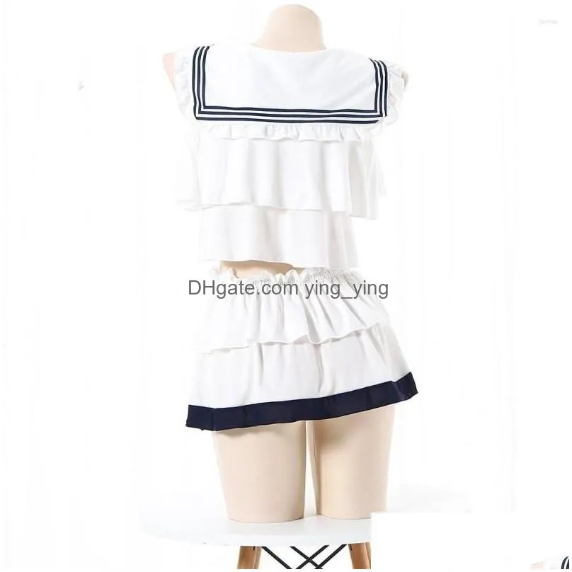 womens sleepwear student uniform sexy sailor sets for women school girl wear cosplay costume jk clothes dress bodysuit lingerie