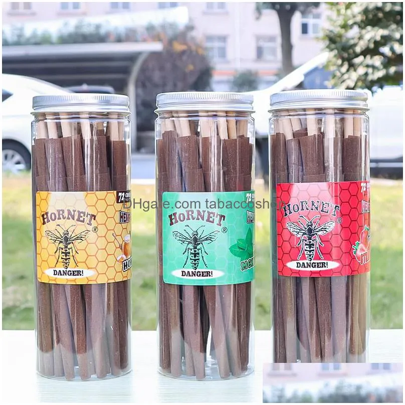 Rolling Paper Cigar Roller Warps 110Mm Volume Cone Rolls 72 Pieces/Can Flavors Smoking Accessories For Dry Herb Flower Drop Delivery Dh5Xq