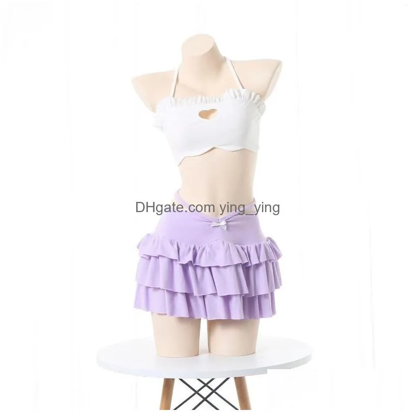 womens sleepwear summer pajamas set teen girls nightgown japanese school student pure desire kawaii adult skirts