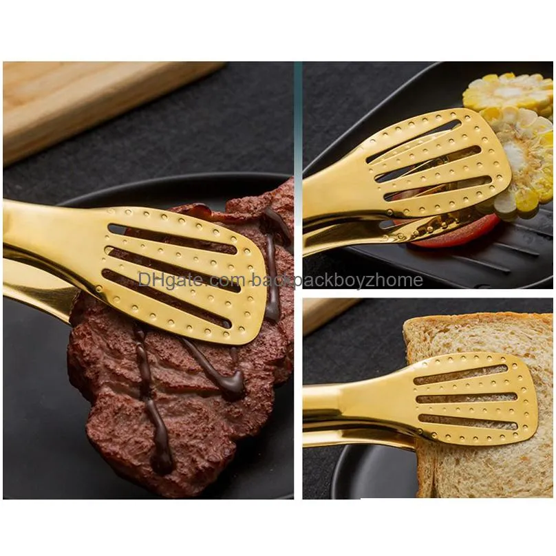 Other Kitchen Tools Stainless Steel Food Clips Household Kitchen Tools Steak Barbecue Bread Clip Baking Supplies Drop Delivery Home Ga Dhmuf