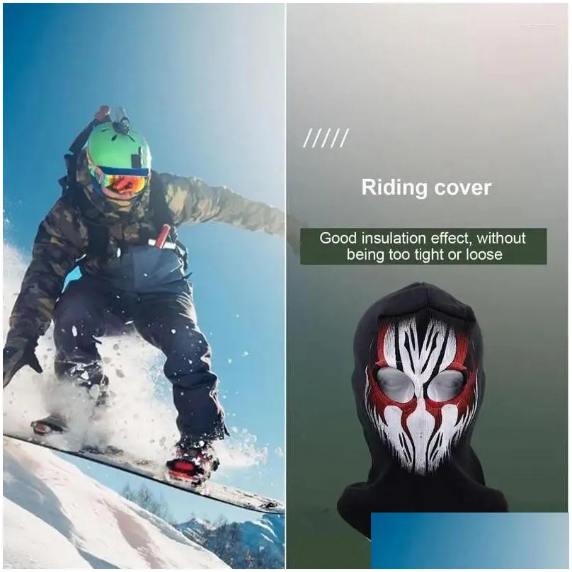 Motorcycle Helmets Breathable Full Face Mask Outdoor Riding Dustproof Windproof Scarf Headgear Hood Helmet Neck