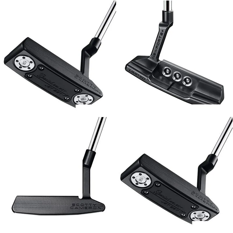 special select  set limited 2add golf putter black golf club 32/33/34/35 inches with cover with logo