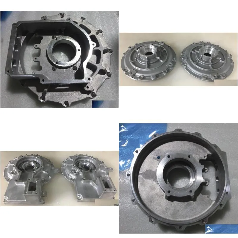 casting auto parts Front and rear end caps Aluminum alloy chassis frame Precision aluminum casting parts Casting Metal Part with 3D Printing Sand