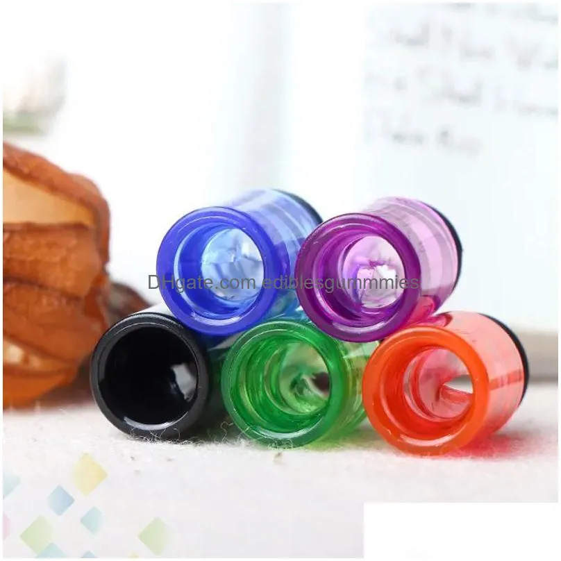 colorful spiral drip tip ego aio 510 helical driptips high quality smoking accessories airflow mouthpiece 6 colors dhs 