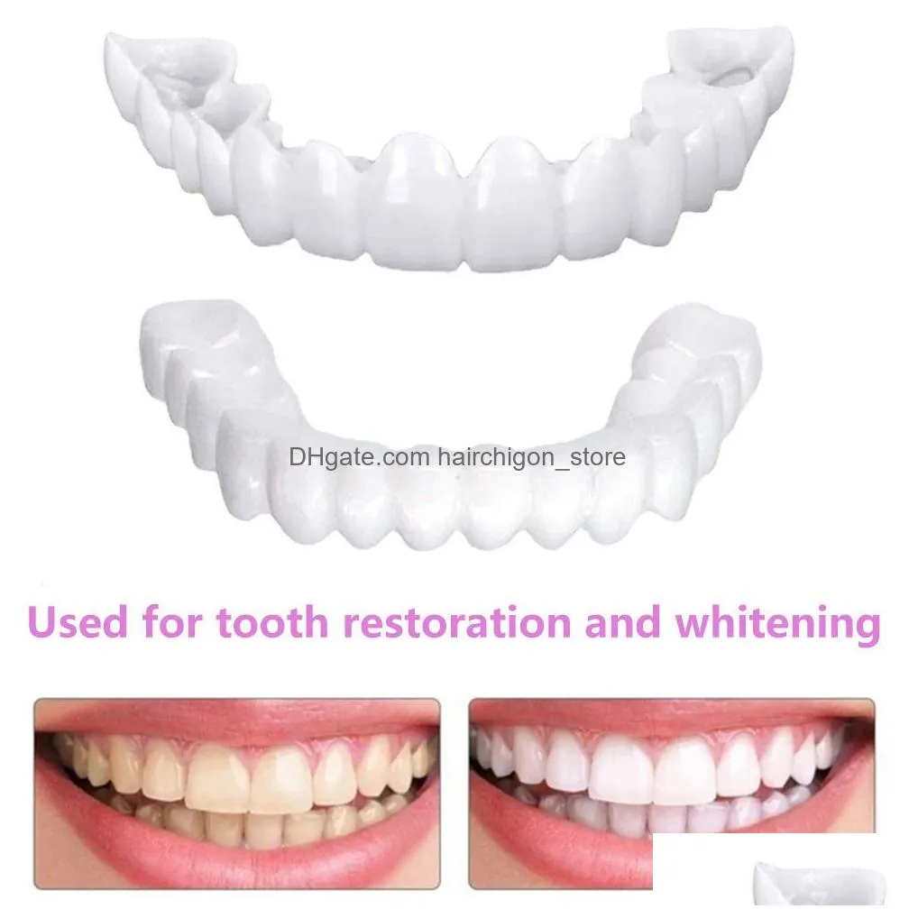 other oral hygiene false dental braces tooth cover simulation chewing braces dental beauty correction shaping universal dental defect repair braces