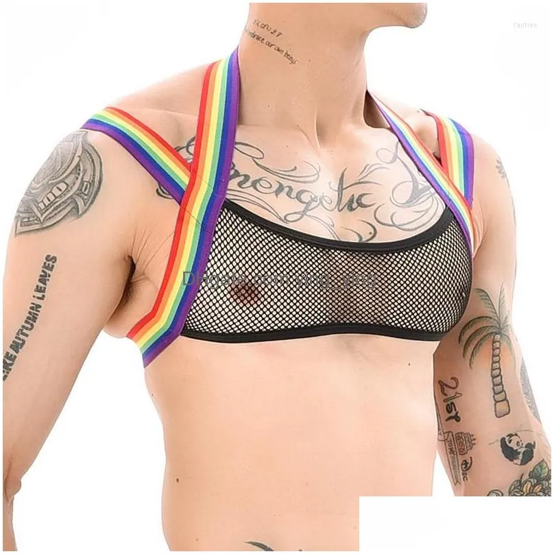 bras sets mens bra sexy underwear openwork sheer men seat belt body sissy clothing gay exposure bikini lingerie