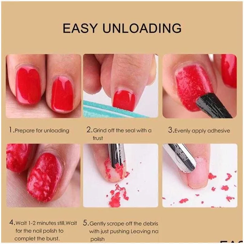  bagic nail polish remover 15ml burst uv led gel soak off remover gel for banicure fast bealthy cleaner b