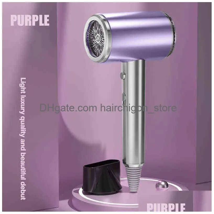 1800w ionic hair dryer technology constant temperature hair dryer strong wind quick dry for home hair salon travel salon tool l220805