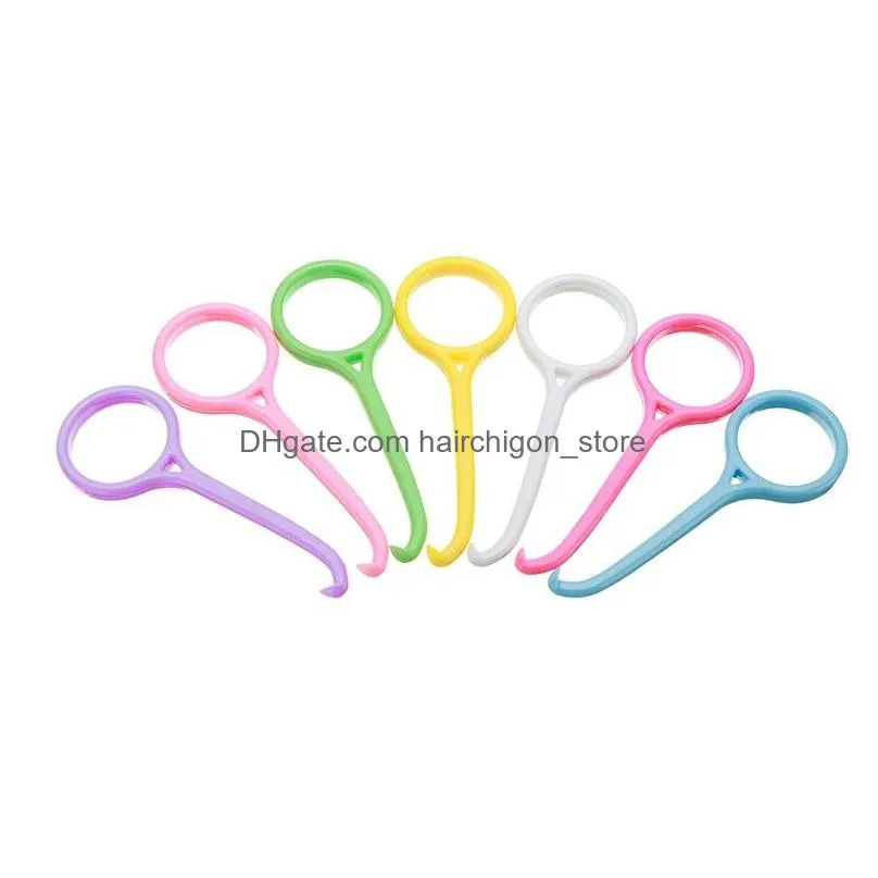plastic hook dental removal tool nice orthodontic aligner remove invisible removable braces clear aligner oral care 1000pcs/lot