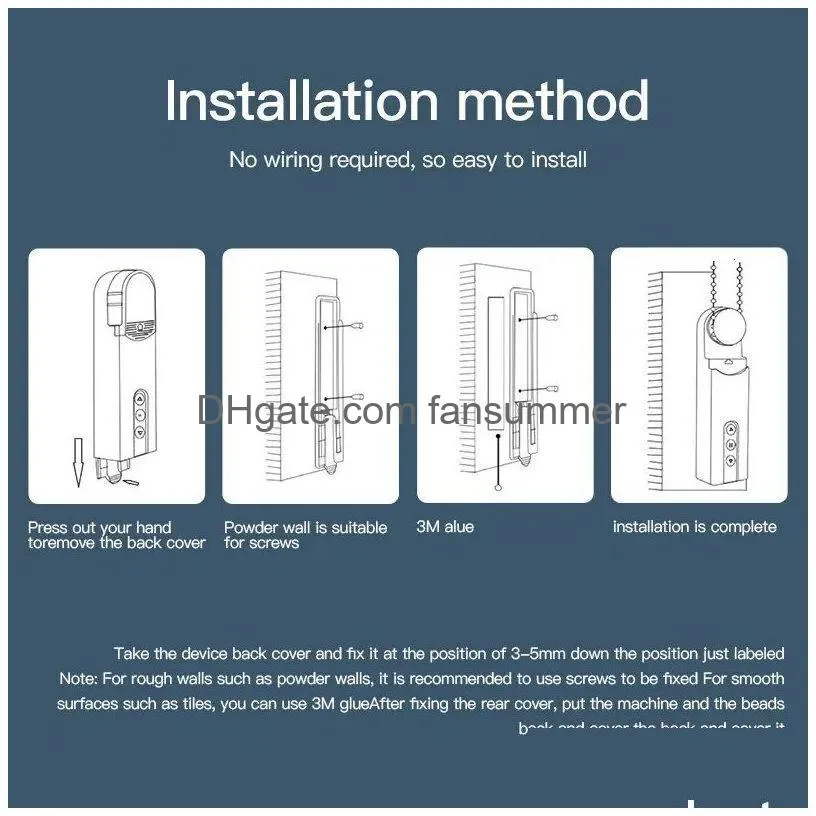 Other Electronics Tuya Smart Blind Motor Wifi Matic Electric Roller Shutter Shadows App Control Lifting Curtain Opening Closing Drive Dh6Ki