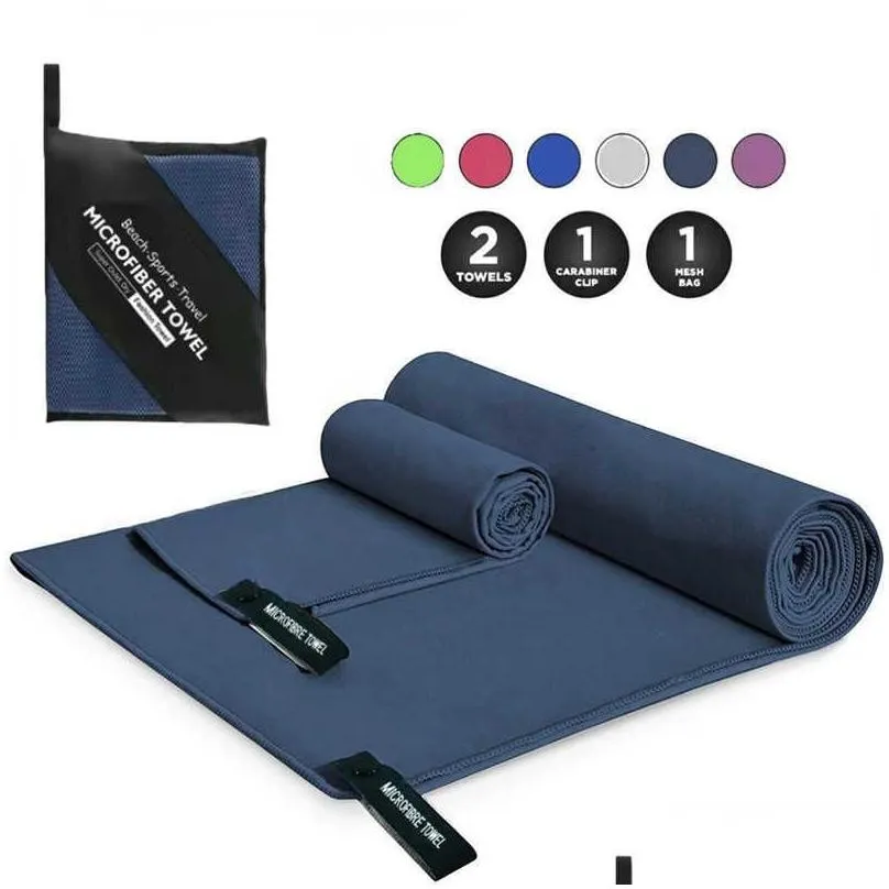 microfiber towel sports quick-drying super absorbent camping towel super soft and lightweight gym swimming yoga beach towel