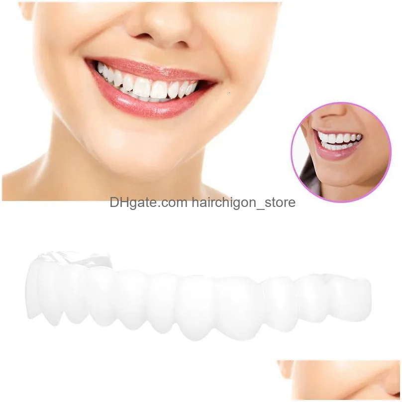 other oral hygiene upper lower temporary false tooth cover denture set orthodontics tooth restoration whitening teeth cover 230919