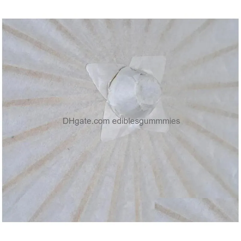60pcs bridal wedding parasols white paper umbrellas beauty items chinese mini craft umbrella diameter 60cm