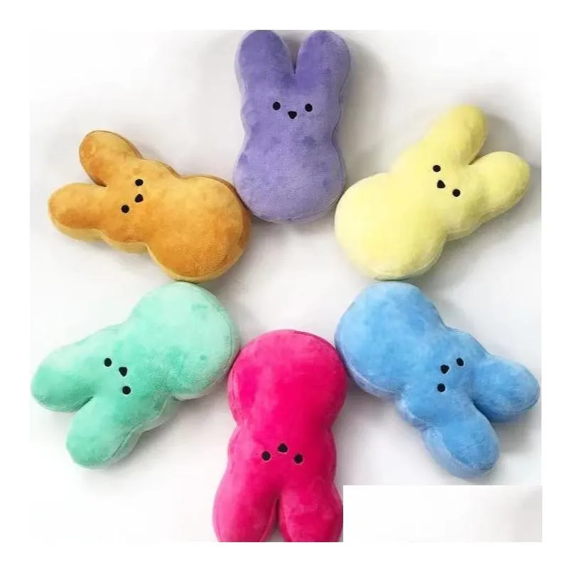 6 color Easter bunny dolls plush ornaments party props party gifts