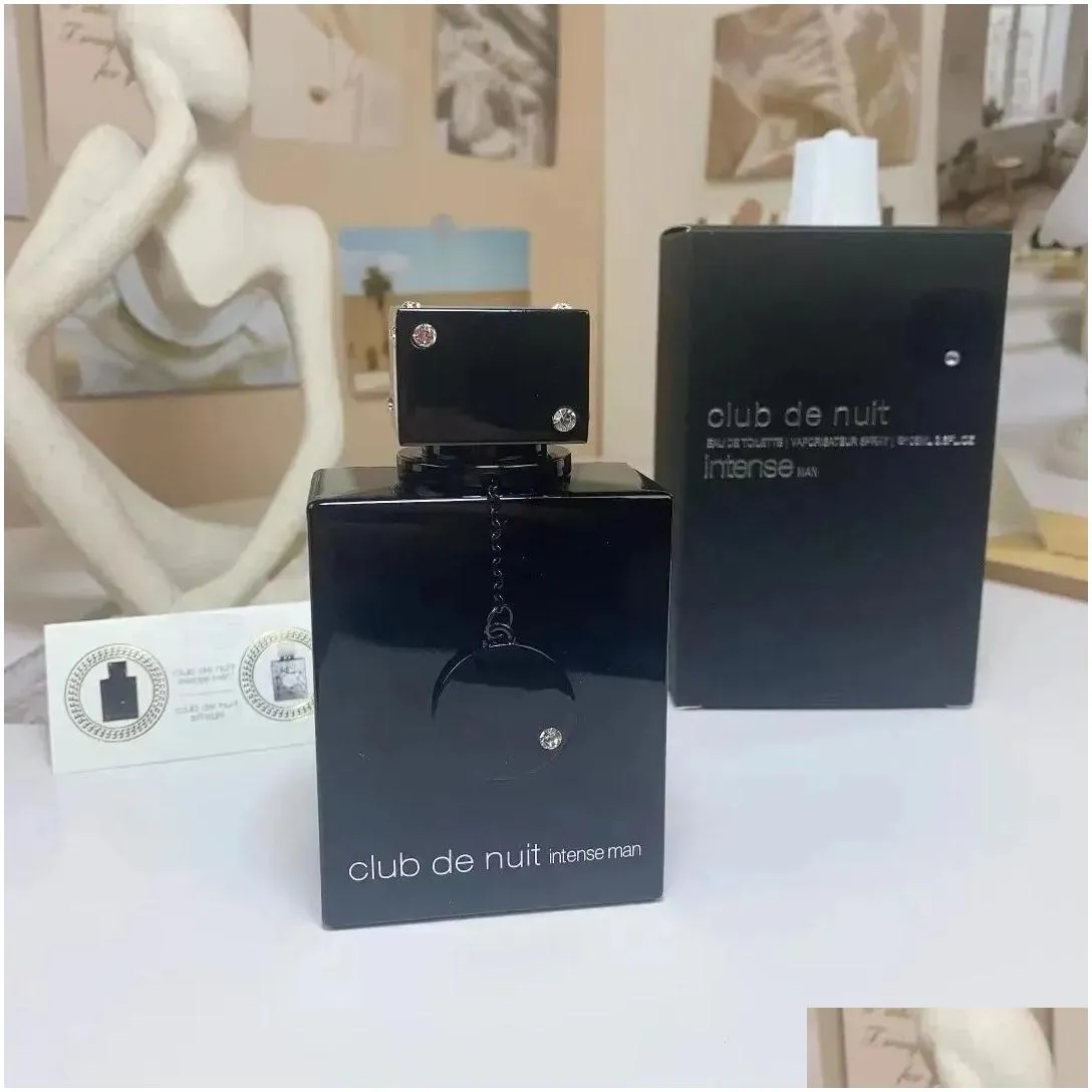 105ml club de nuit untold perfume intense men fragrance eau de toilette 3.6oz long lasting smell man parfum and edp women cologne spray high