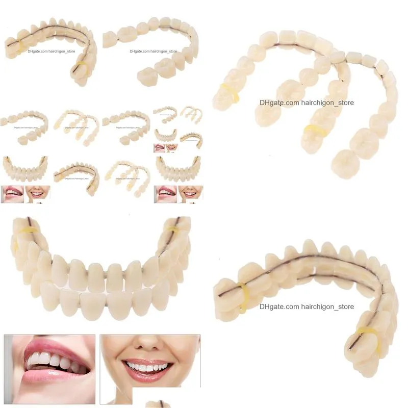 other oral hygiene resin teeth denture upper lower shade a2 28pcs set manufactured artificial preformed dentition care material tool