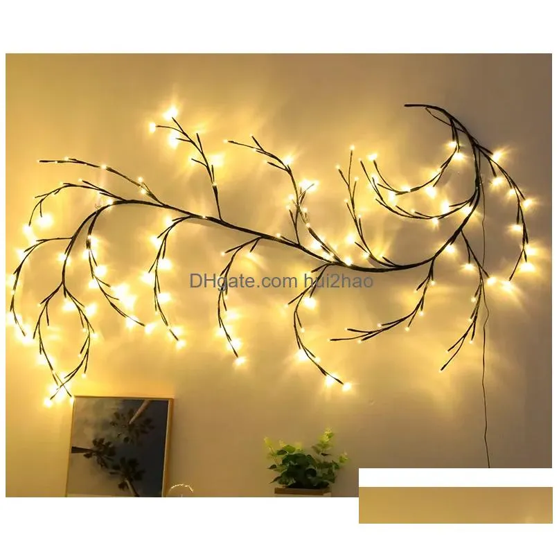 home decor decorative objects simulated plant vine decoration romantic warm and comfortable