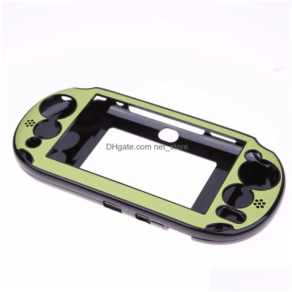 aluminum metal skin protector hard protective case cover console shell box for ps vita 2000 psv2000 dhs fedex ems ship