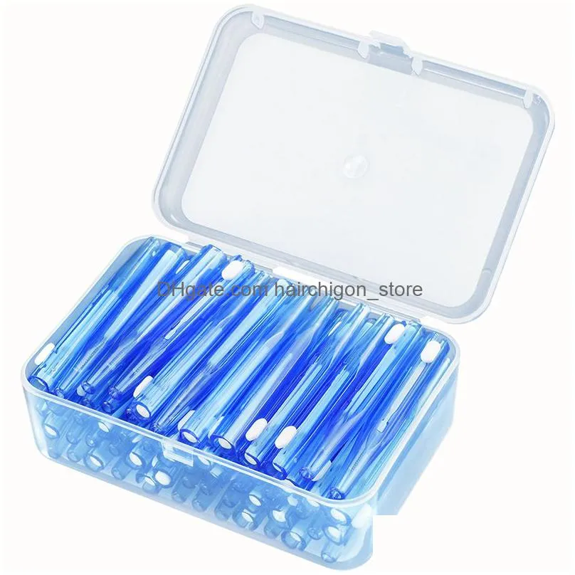 60pcs 0.7mm-1.5mm toothpicks dental floss flosser gum oral care interdental brush brushes tongue cleaner toothpick