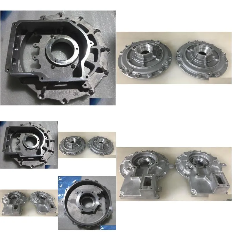 casting auto parts Front and rear end caps Aluminum alloy chassis frame Precision aluminum casting parts Casting Metal Part with 3D Printing Sand